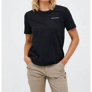 NEW PEAK PERFORMANCE explore logo tee in black